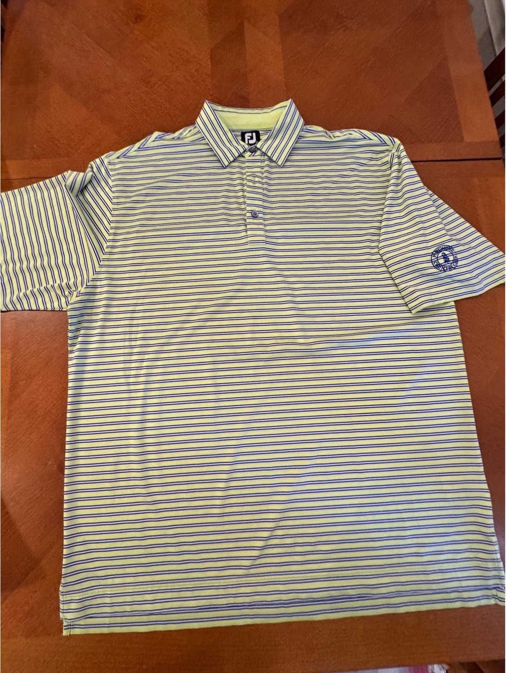 FootJoy Pinewood Country Striped Golf Polo Shirt Size XXL 738